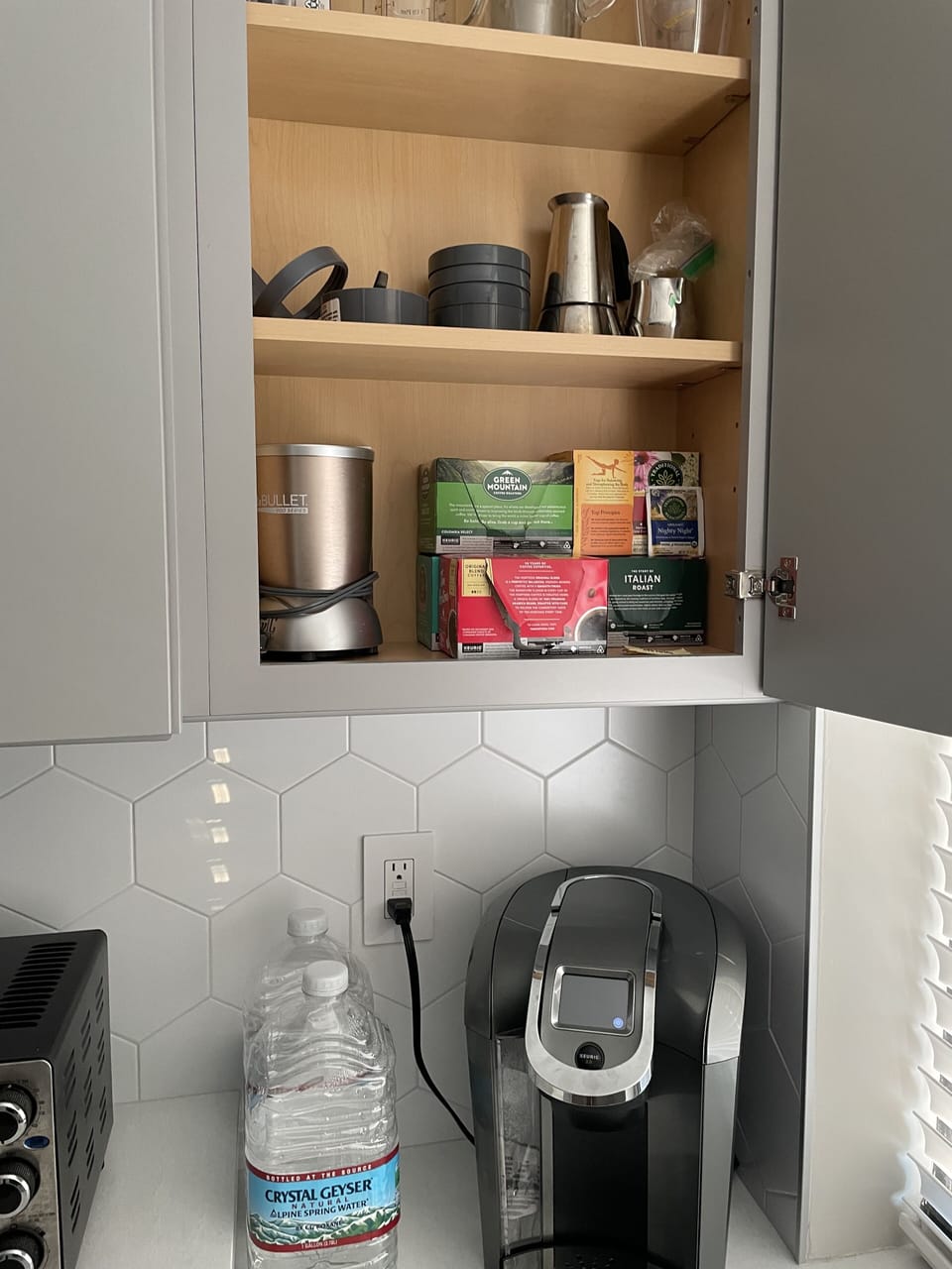 Fully stocked kitchen