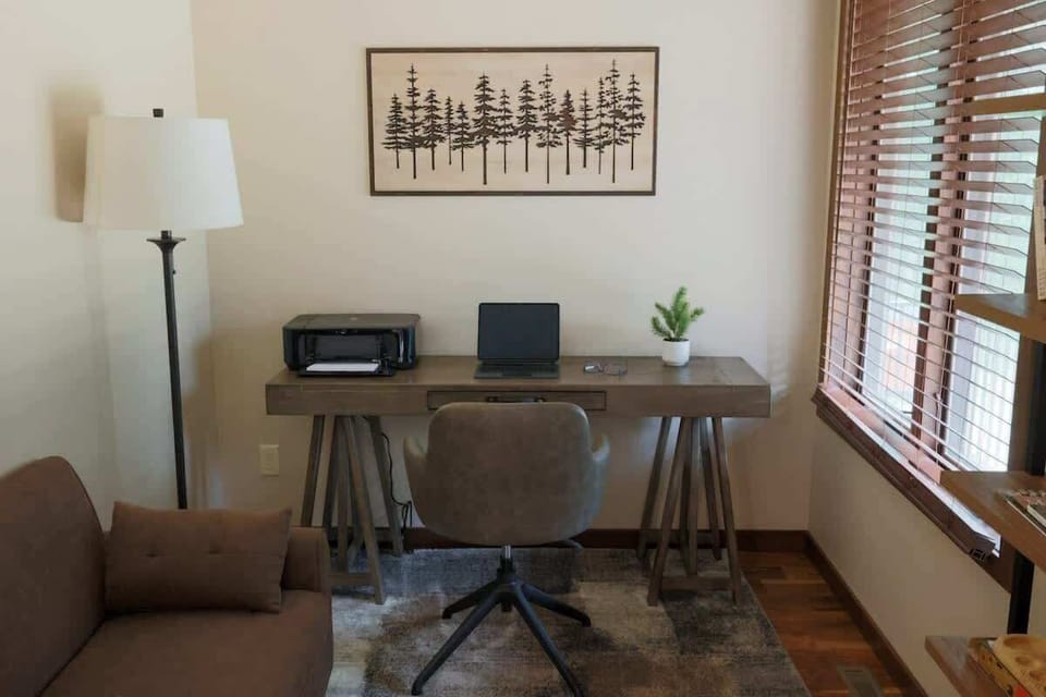 Office/den for downtime or for staying connected while on vacation