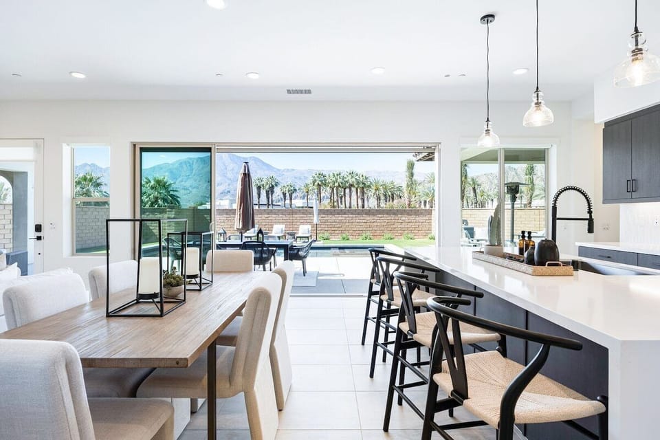 Bring indoor living outdoors with the convenience of the glass sliding door.
