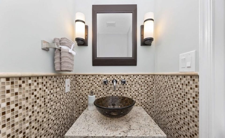 Half bathroom on main level of home 