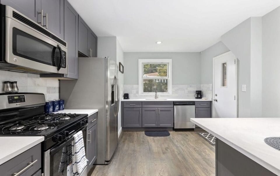 Kitchen on main level of home 