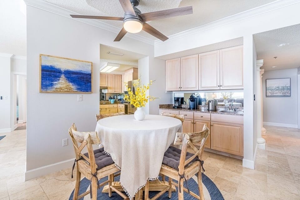 Beach Club 1705B Breakfast Room Table Seats 4