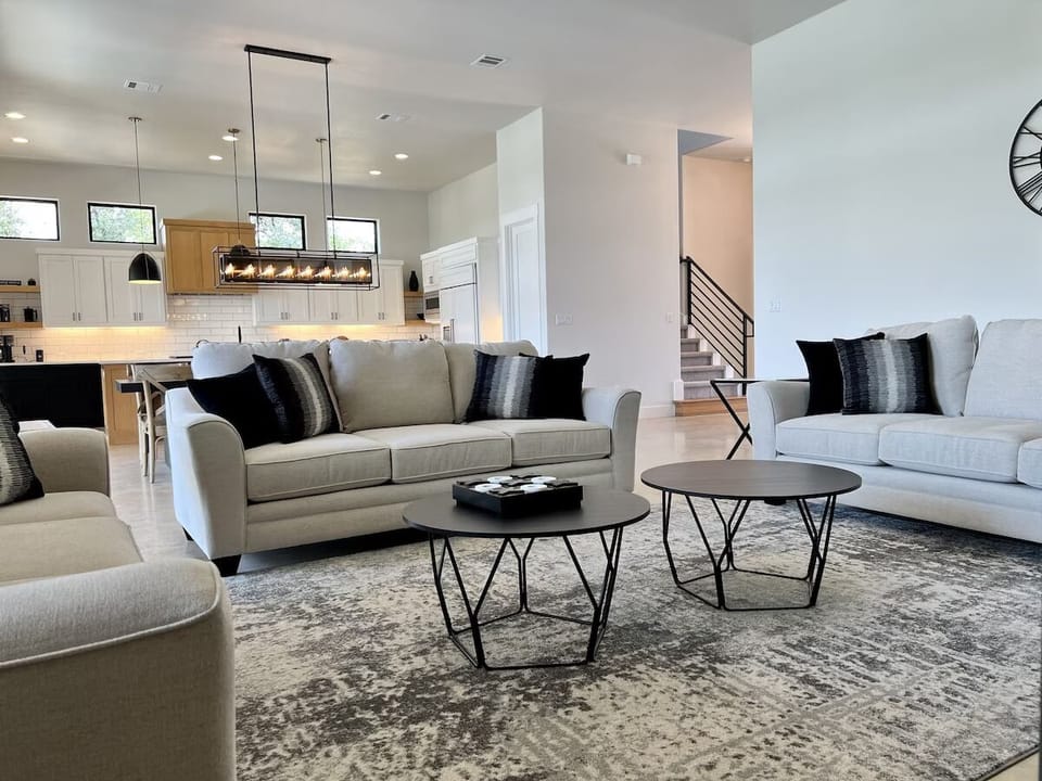 Downstairs living area