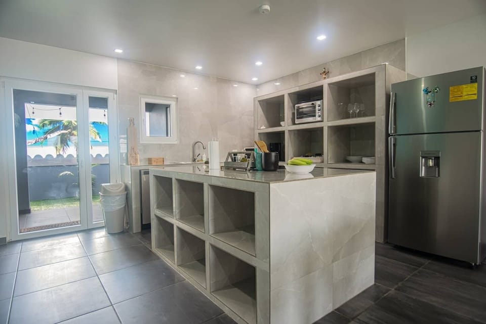 Kitchen with all add-ons.