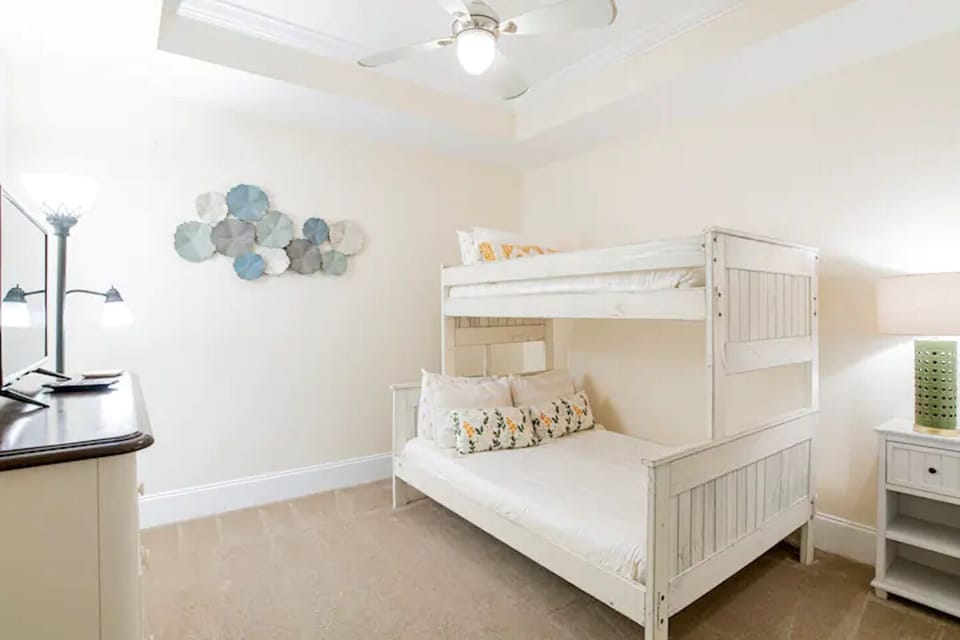 Bedroom 3 w/ Double Bed and Single Bunk