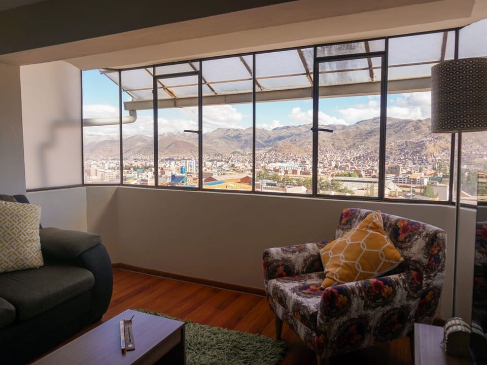 Living room with a view