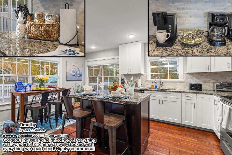 Prepare delicious meals in a sleek kitchen with a dishwasher and a full set of utensils. You`ll have everything you need for a comfortable stay.