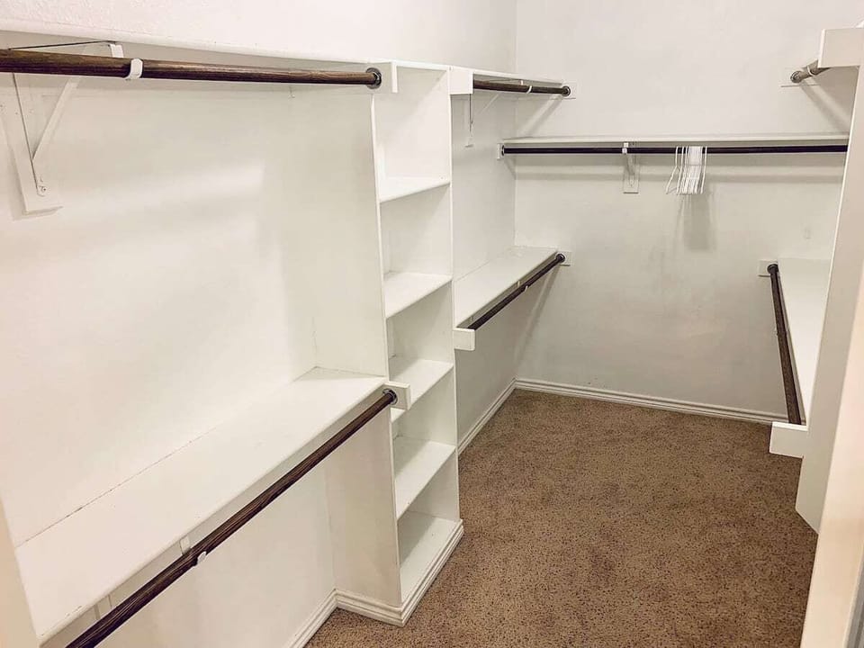 Master bedroom closet