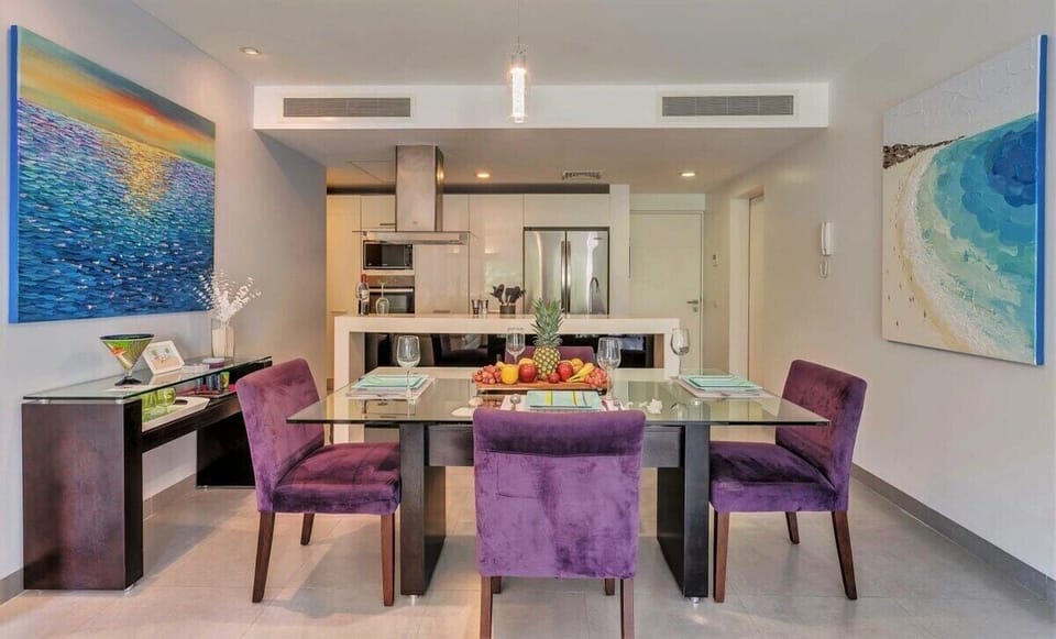 Extra comfortably seat 4 for a sit-down meal