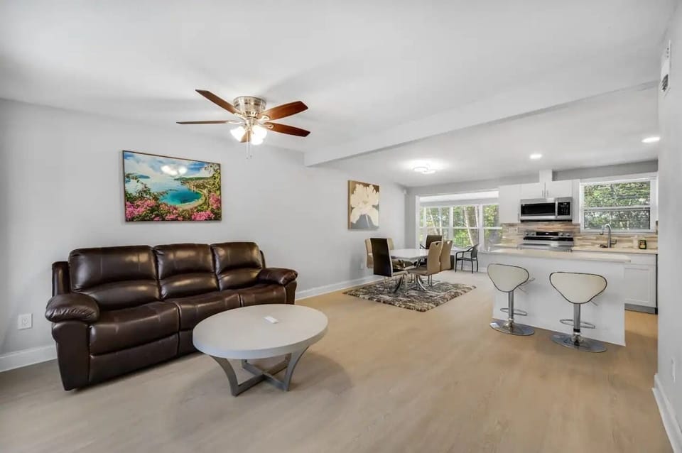 Spacious Living Area With Comfortable Sofa