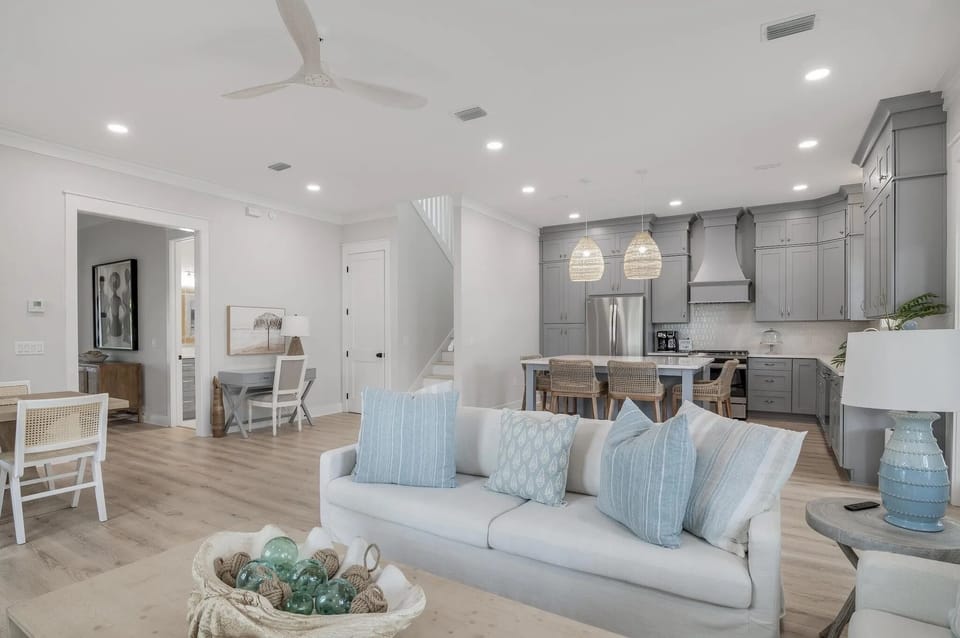 Emerald Isle - Seagrove - First Floor - Open Concept Living/Dining/Kitchen Area