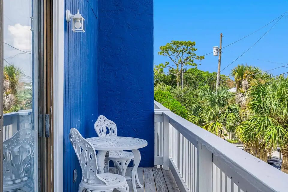 Patio access directly from the bedroom