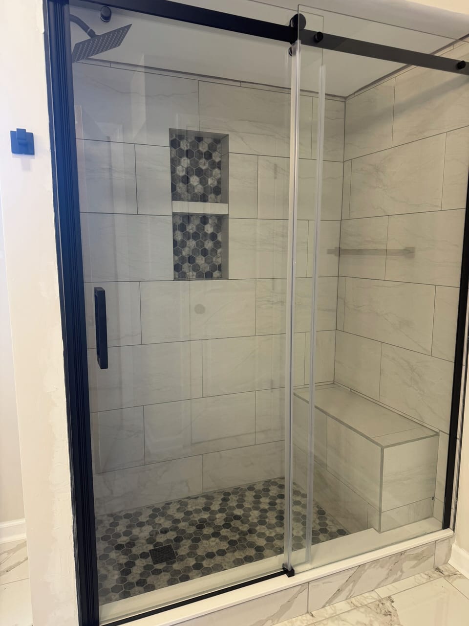 New main level master bathroom.