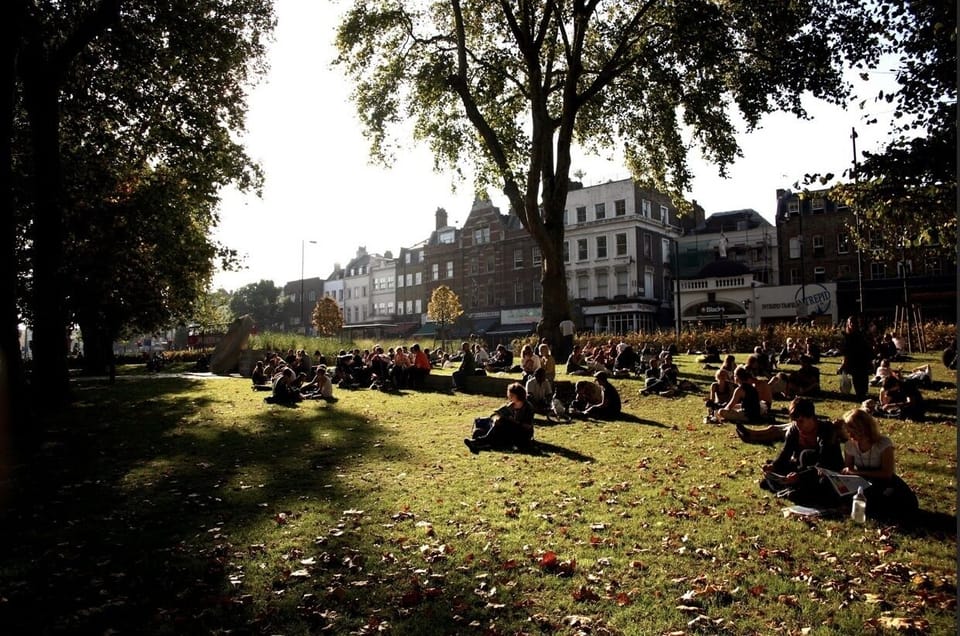 islington green 5 minutes walk
