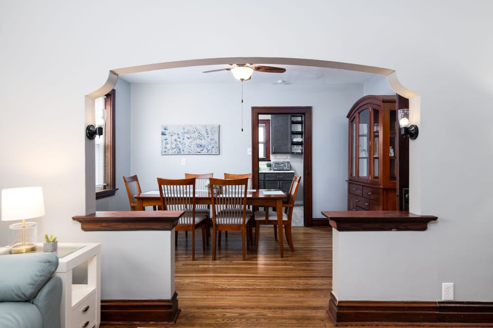 View of the Dining Area from Living Room