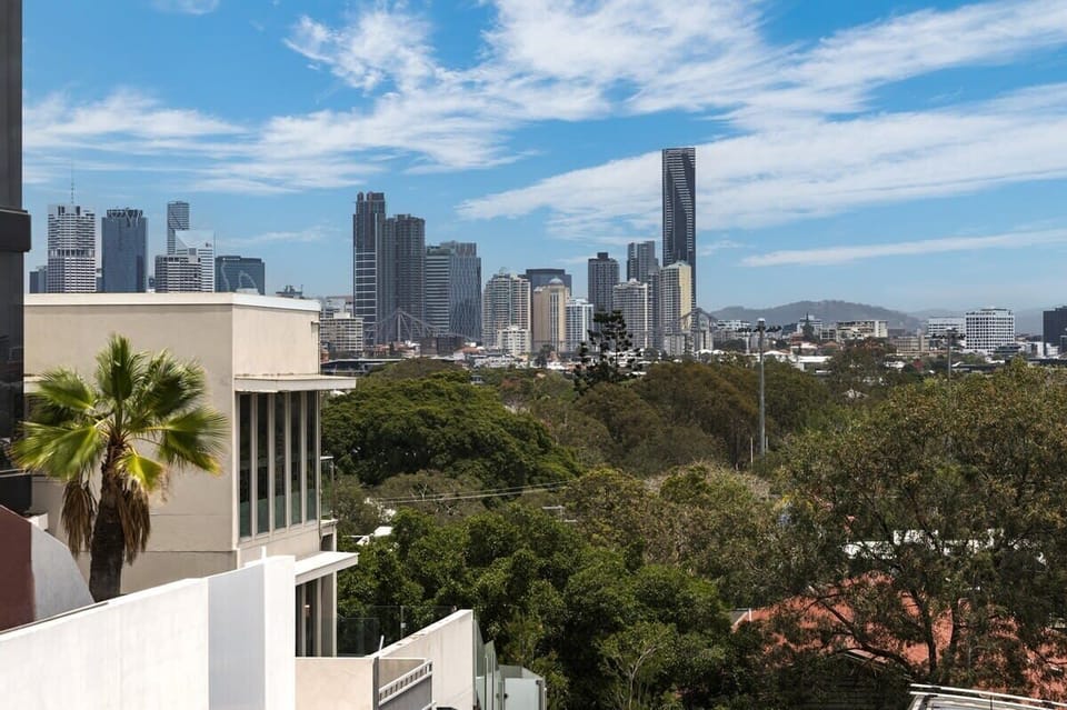 The view from the master bedroom