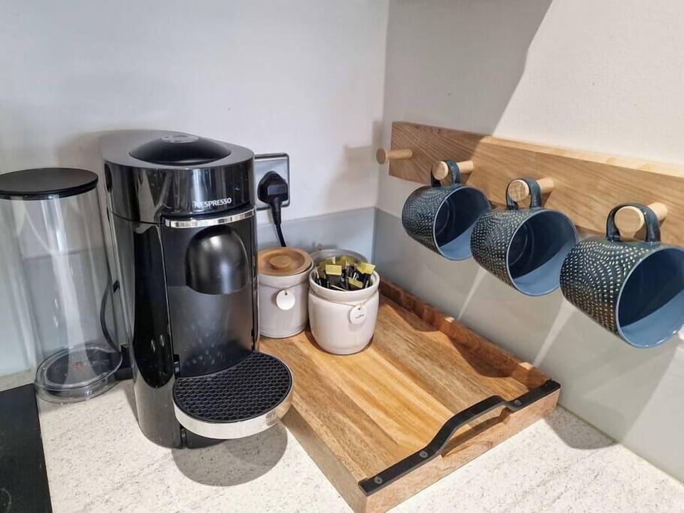 Start your morning right with a fresh Nespresso coffee before heading out to explore
