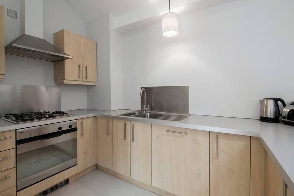 Cook up your favourite meals or order in, the fully equipped kitchen has everything you need