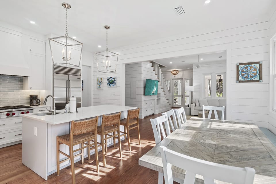 37 Lake District Lane - WaterColor - Kitchen and Dining Area