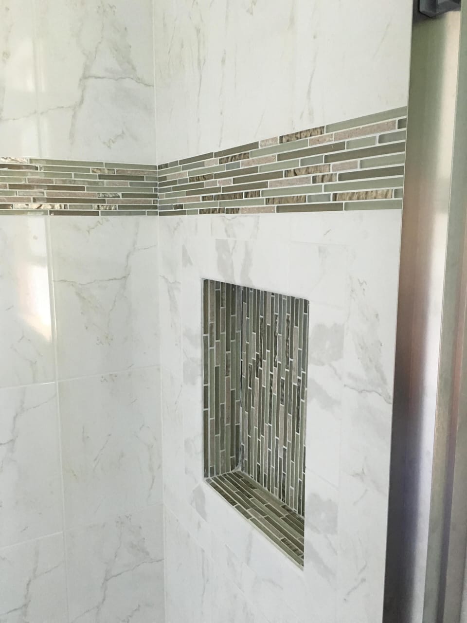 Upstairs shower.