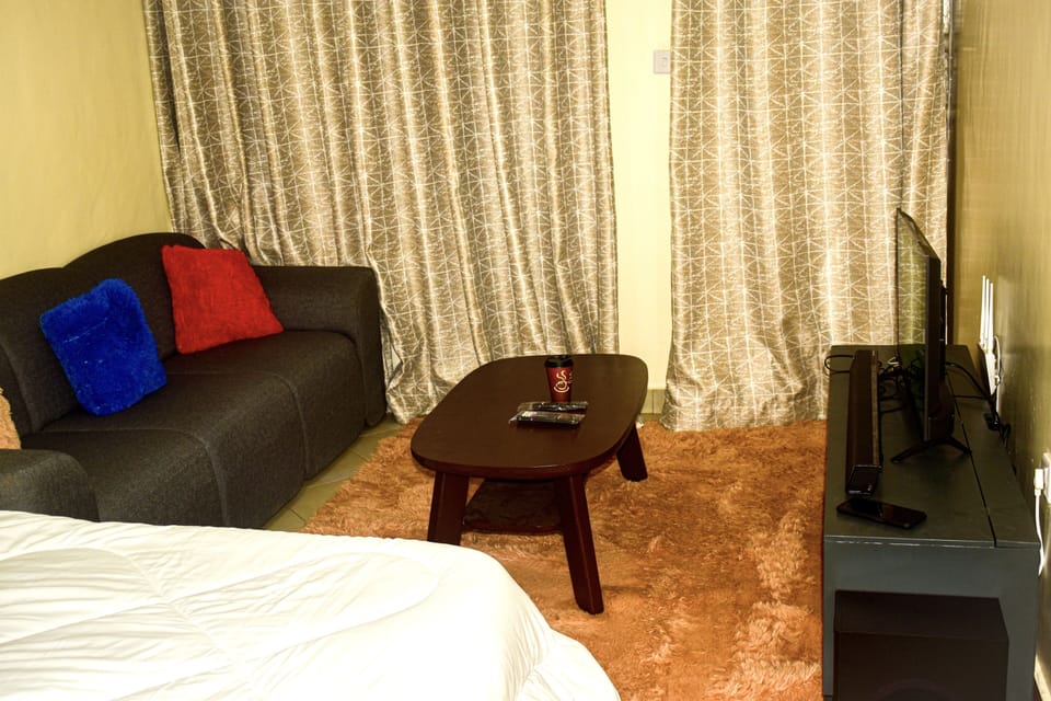 Living Room Area with Entertainment System
