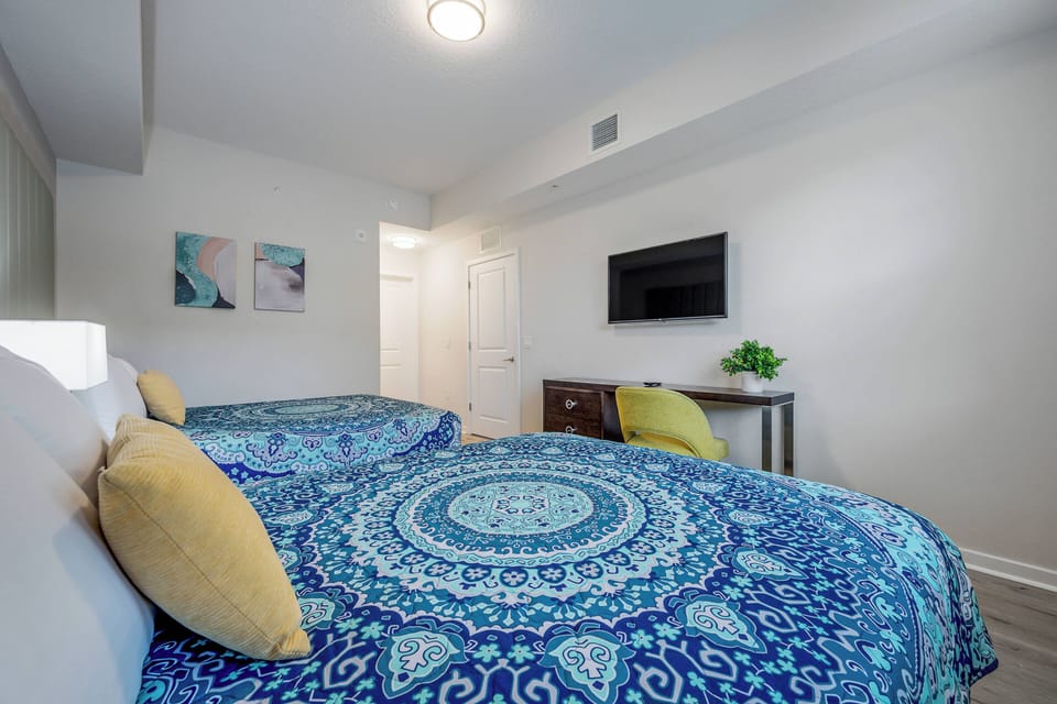 Bedroom with two queen beds