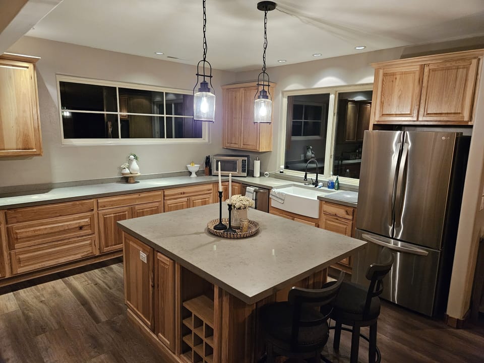 Well equipped kitchen