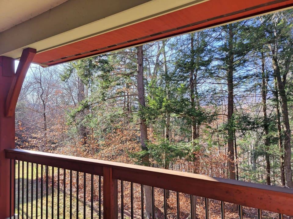 View toward river below