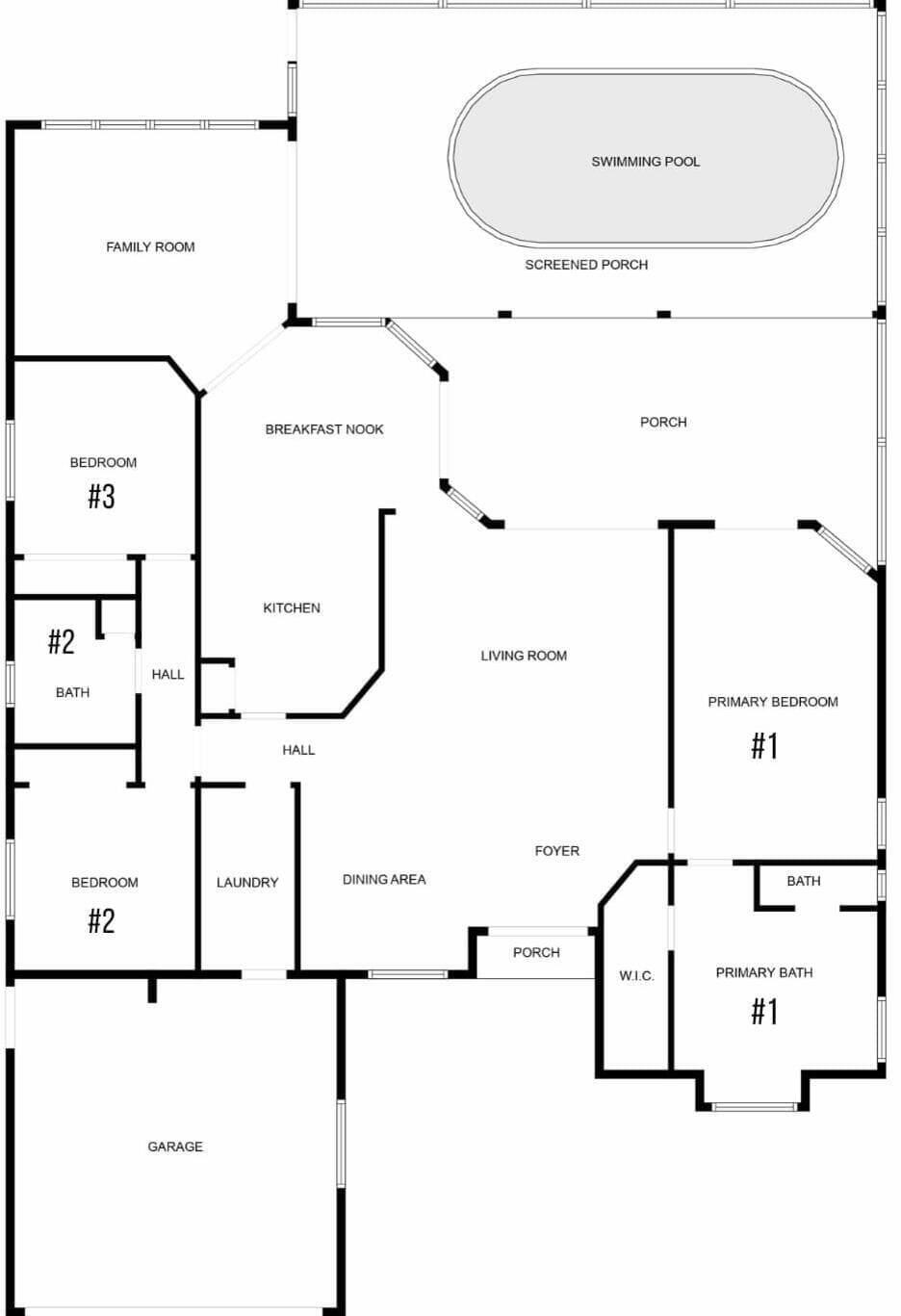 The Floor Plan of the Home