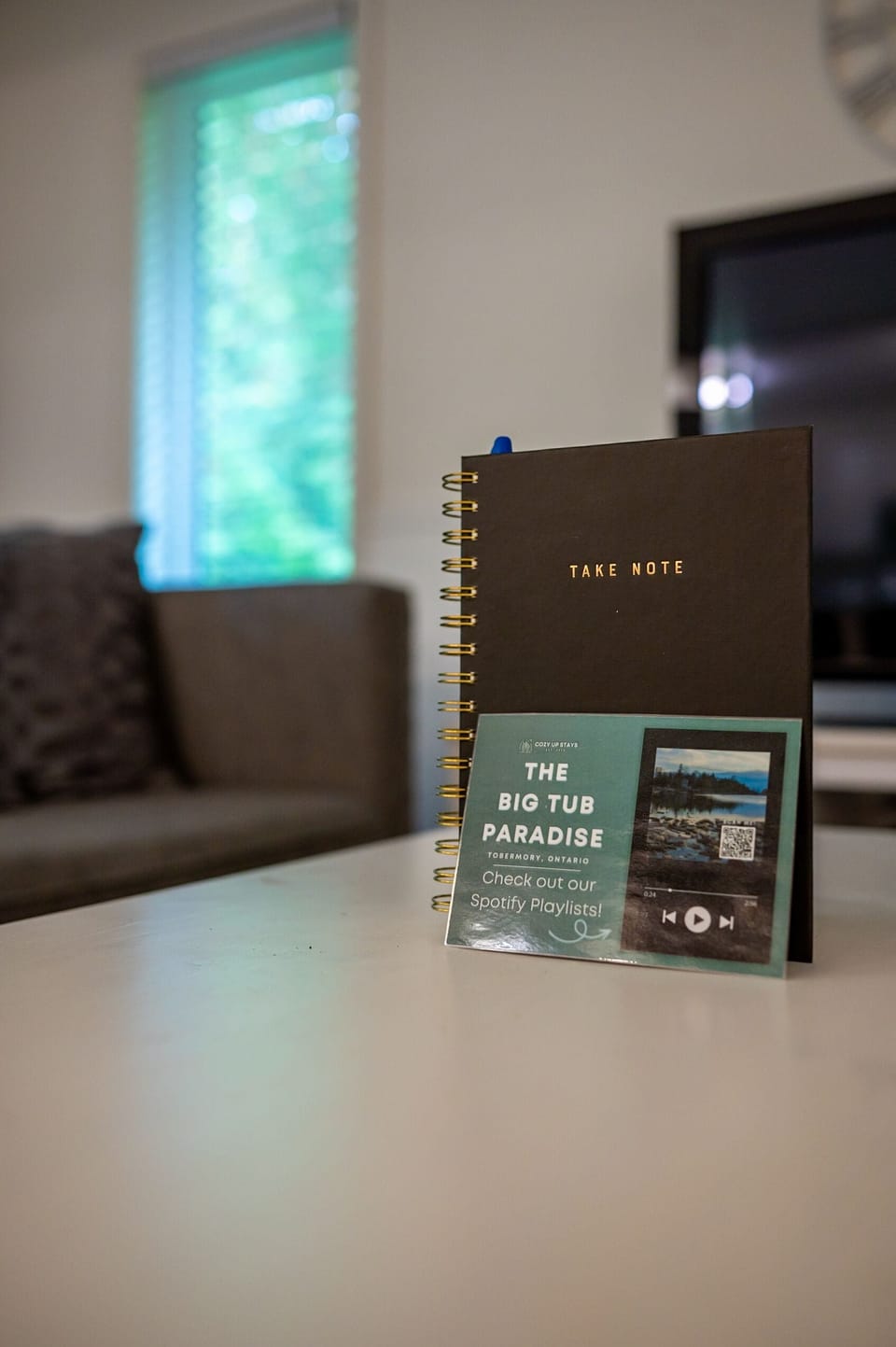 Capture your memories on paper and share them with future guests. 