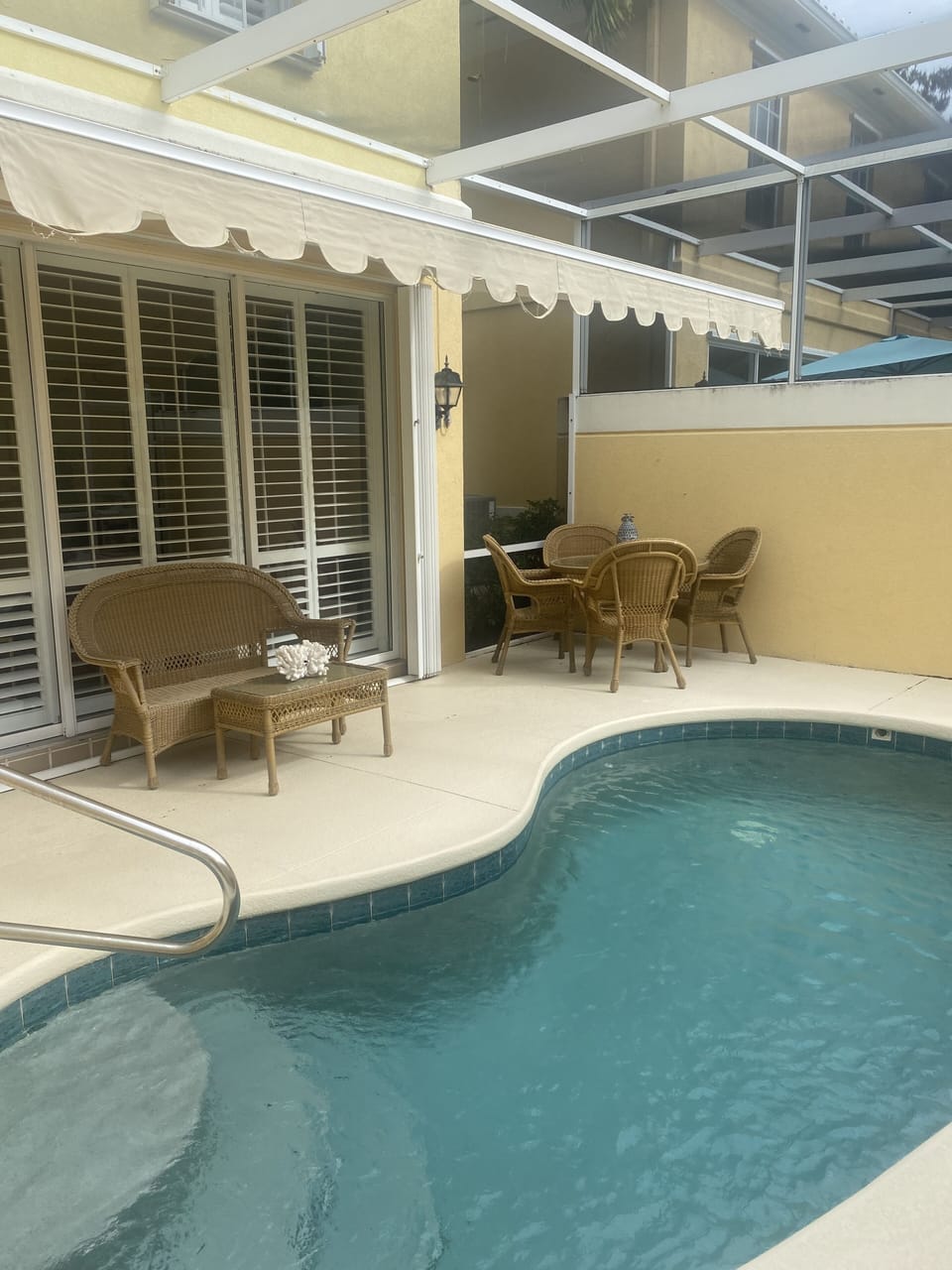 Your own screened in lanai with pool and attached garage