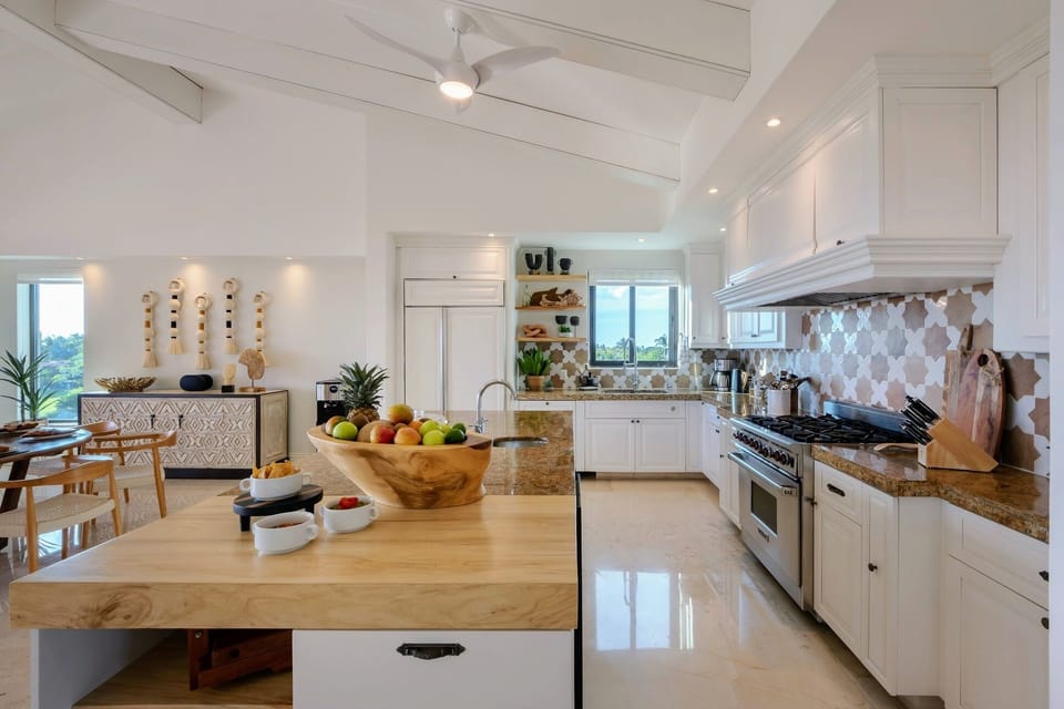 Kitchen Outfitted with Reverse Osmosis System, Ensuring Pure Drinking Water