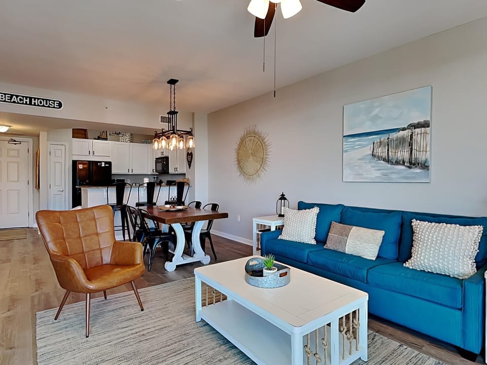 Living Area - Queen Sleeper Sofa