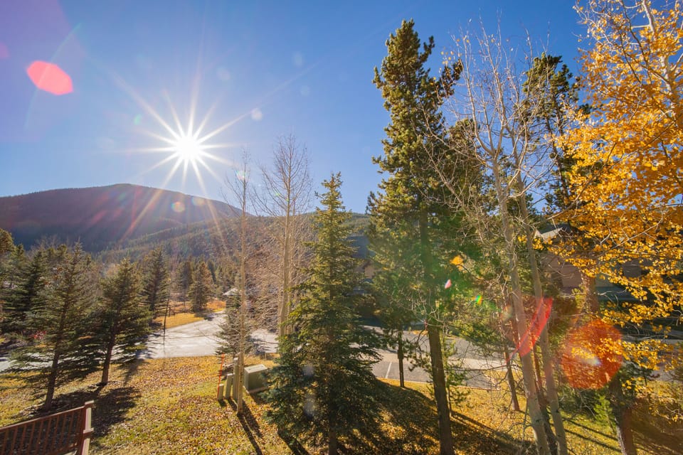 Views towards the Keystone ski mountain #fall