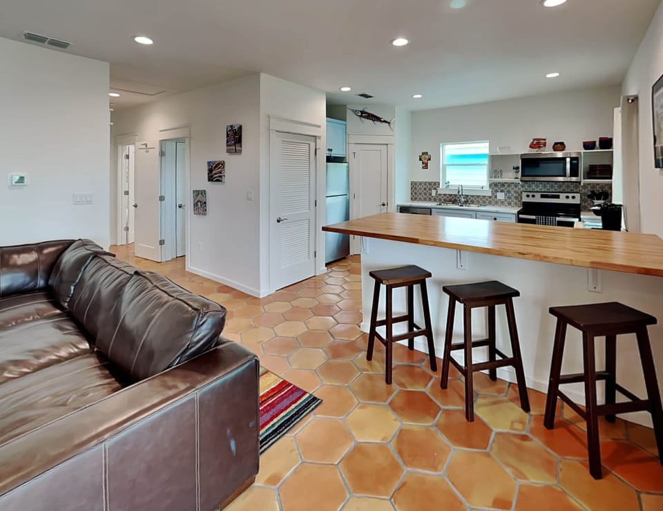 Open Concept Living Room, Kitchen, & Dining Area - Main House