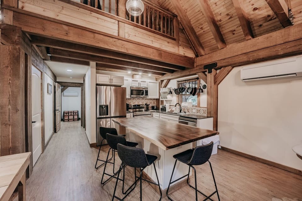 Indoors, Hardwood, Stained Wood, Dining Room, Dining Table