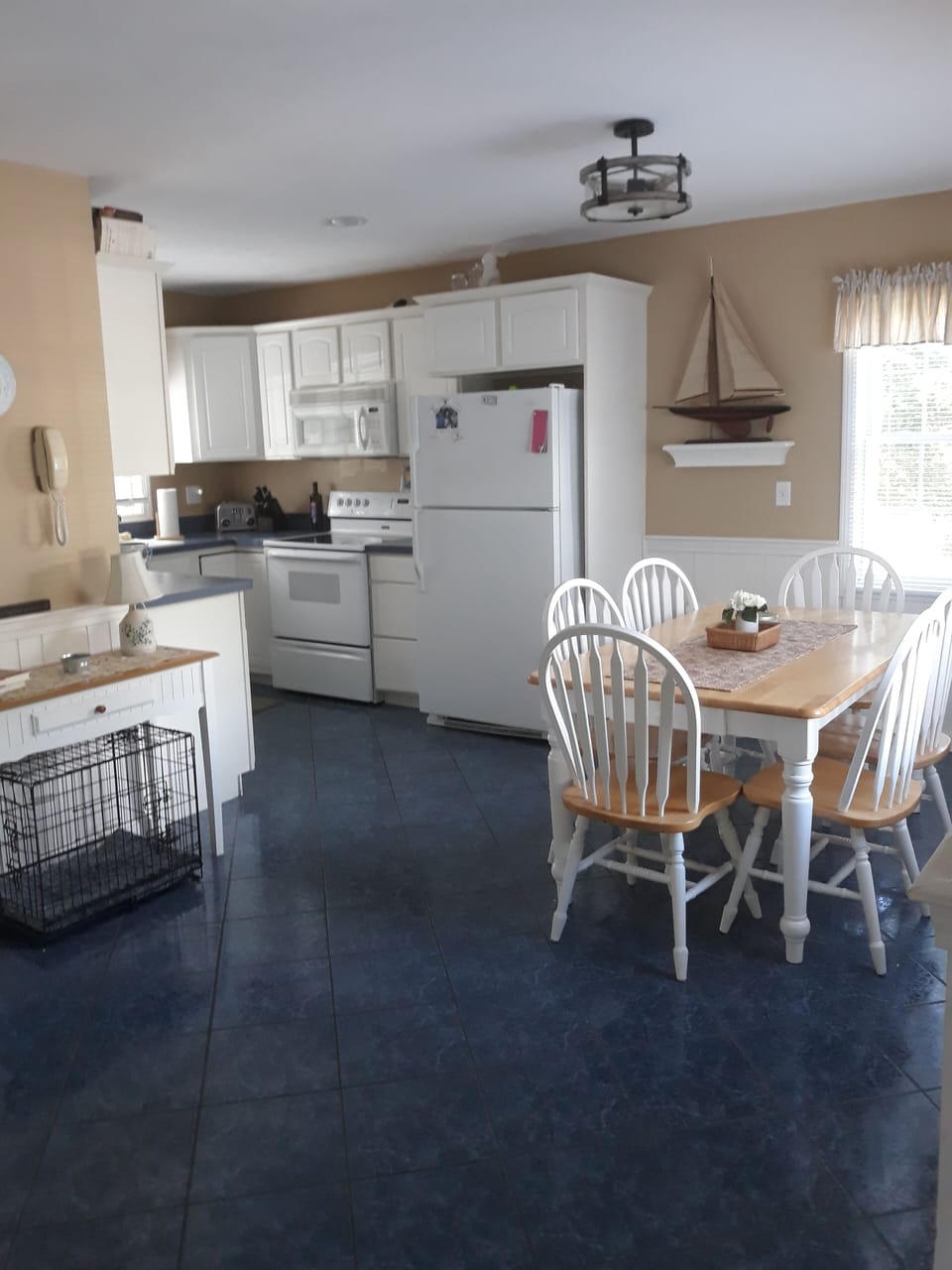 Kitchen and dining. 