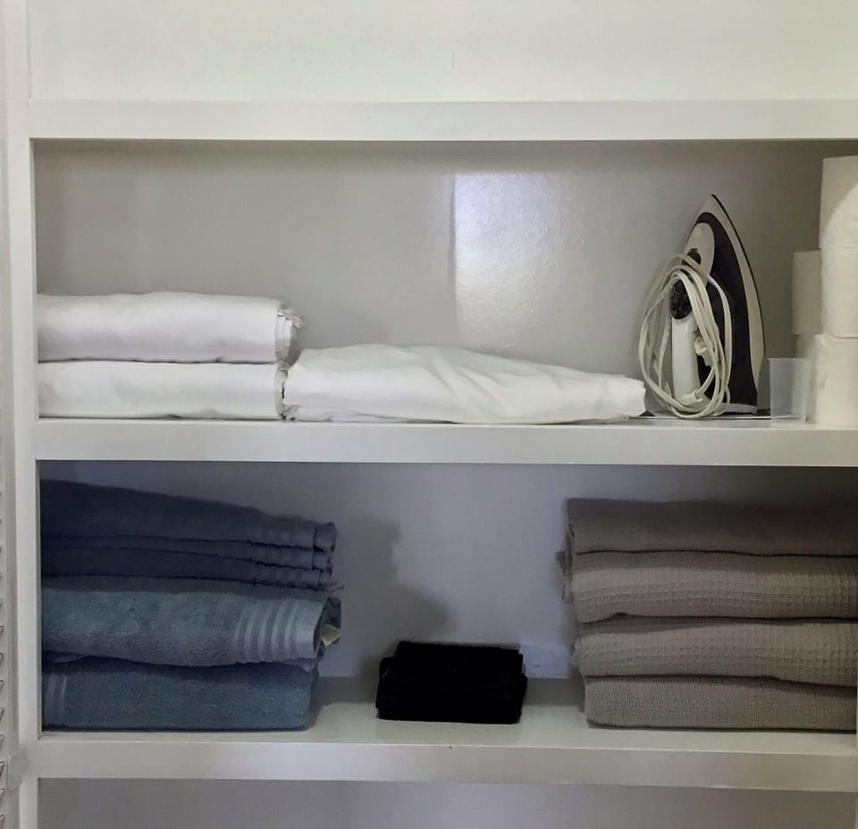 Towels, linens and basics provided during your stay
