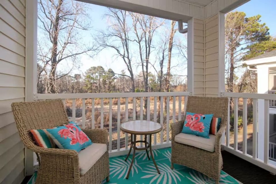 Enjoy our balcony with a morning cup of coffee or an evening glass of wine.
