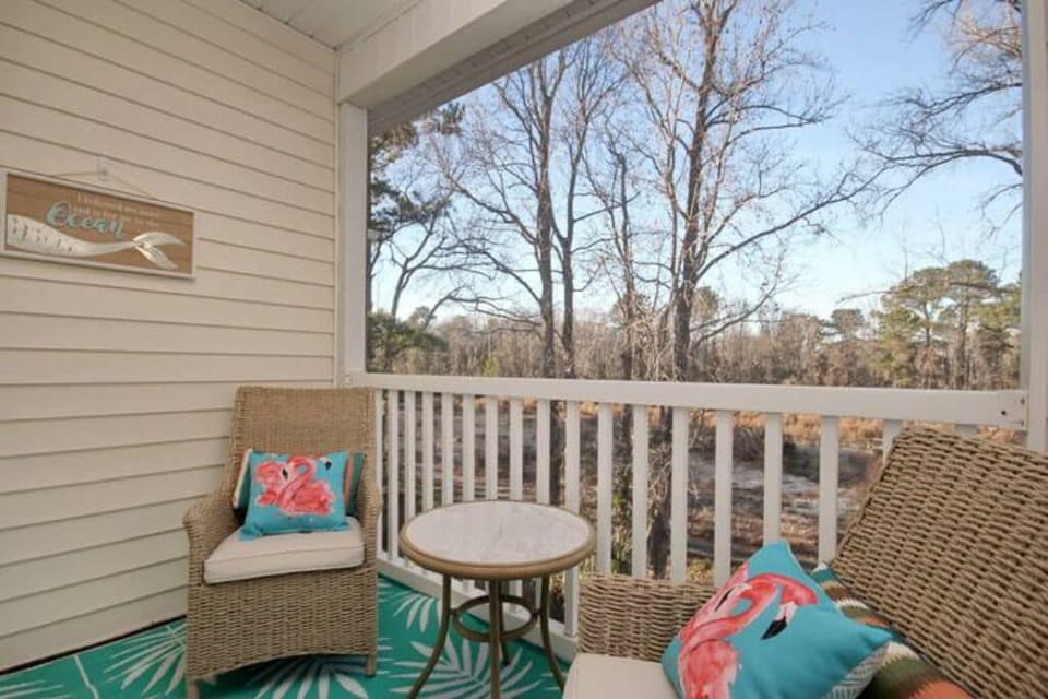 Enjoy our balcony with a morning cup of coffee or an evening glass of wine.
