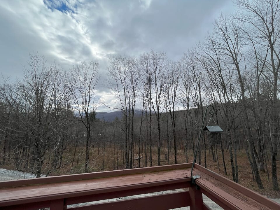 Deck View of Killington Mountain