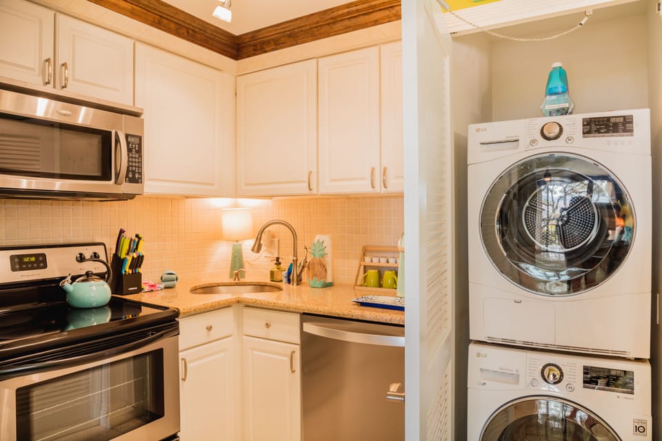 LG Washer & Dryer in Unit (soap provided)
