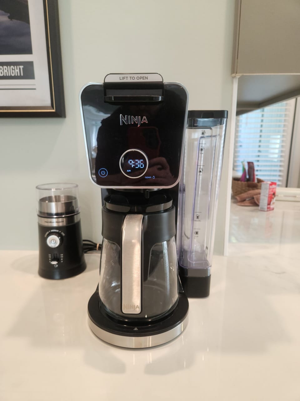 Fully equipped coffee station for easy mornings
