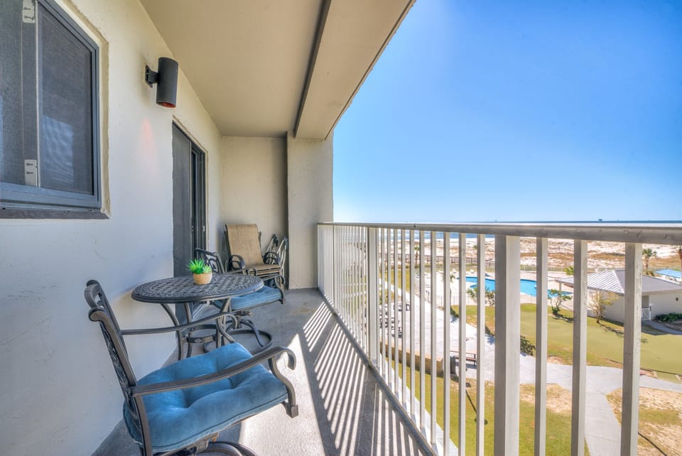 The Balcony overlooking the Beach