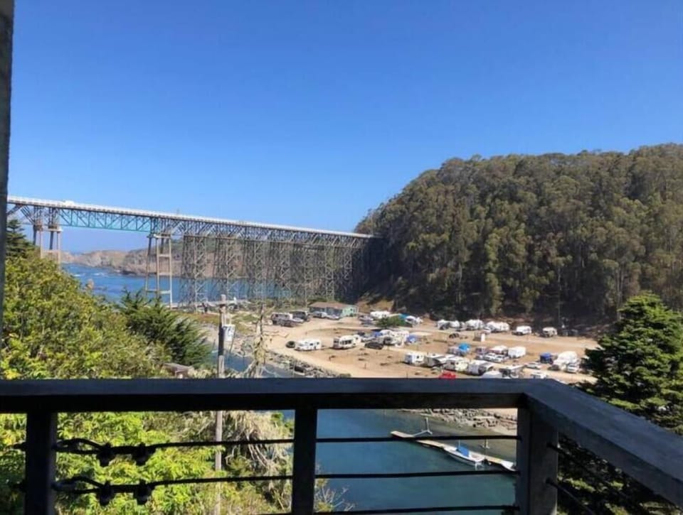 Historic Albion River Bridge from the guest suite