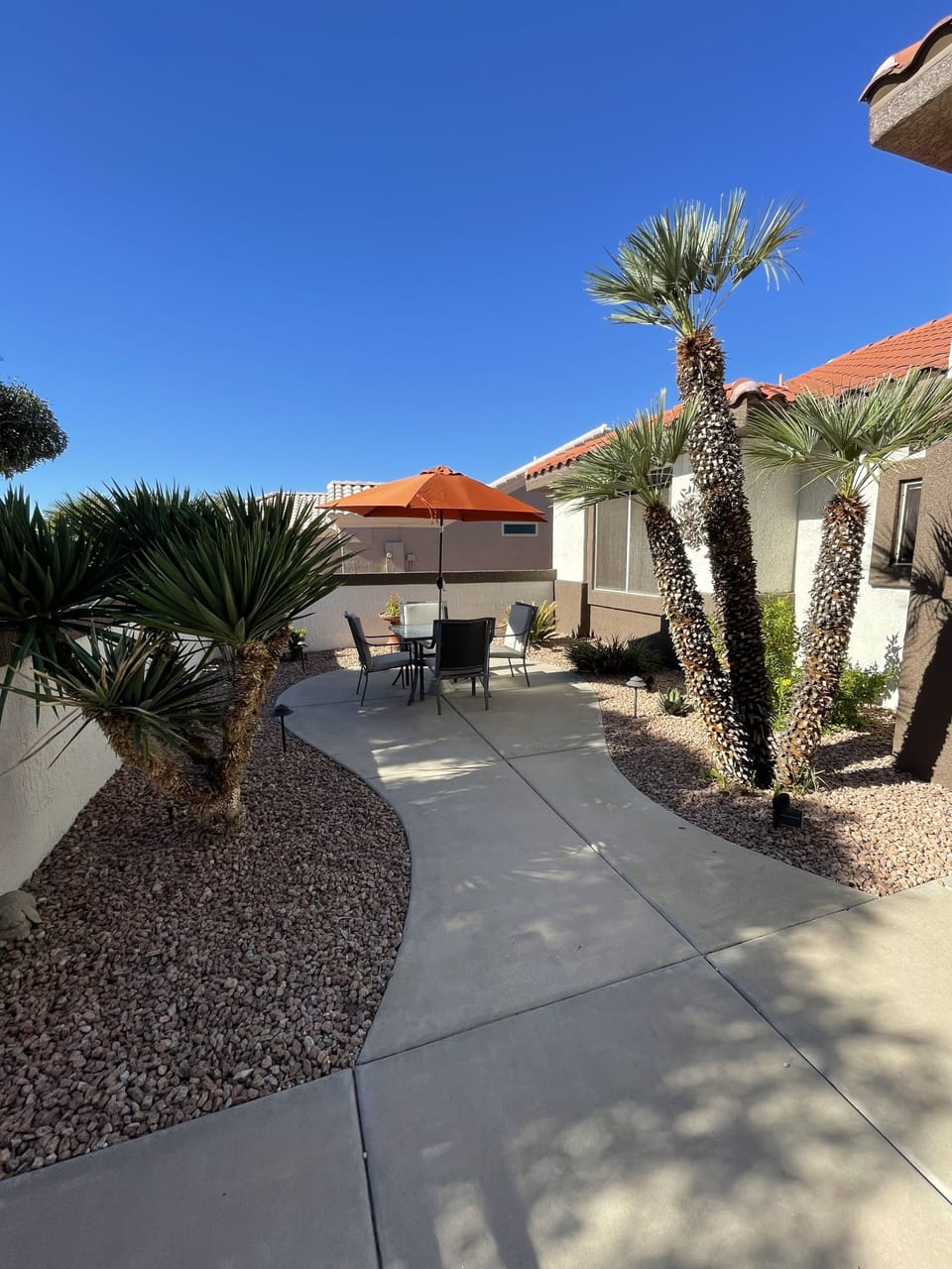 Private courtyard
