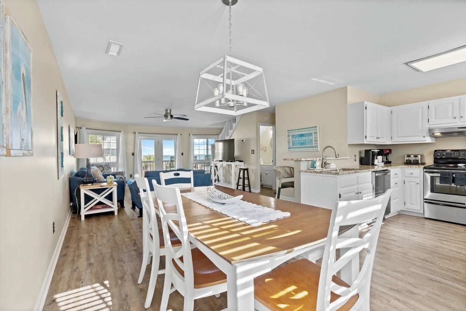 Dining Opens to Kitchen
