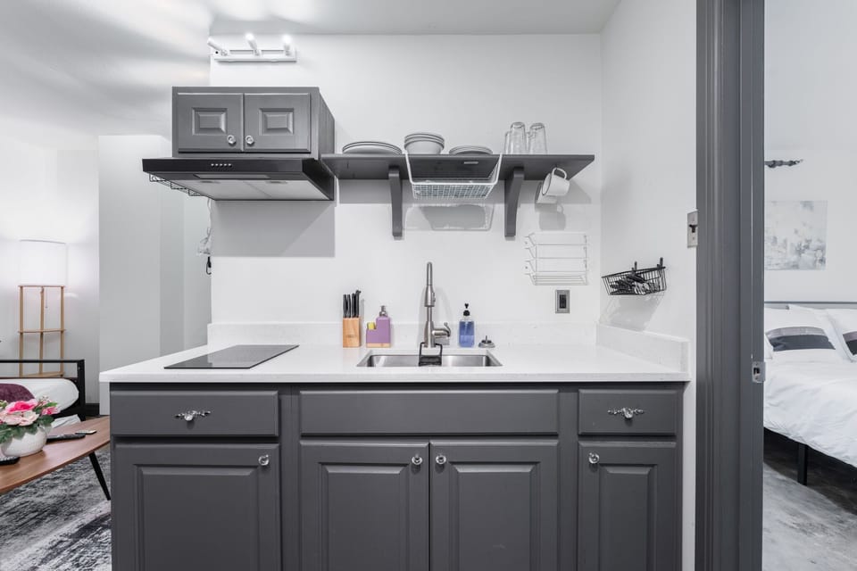 Our kitchen is thoughtfully designed and well-equipped, providing a functional space where you can unleash your culinary creativity.