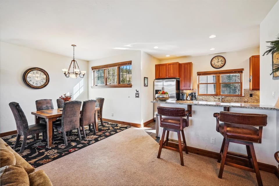 Dining Area - Highland Greens 56 - Breckenridge Vacation Rental