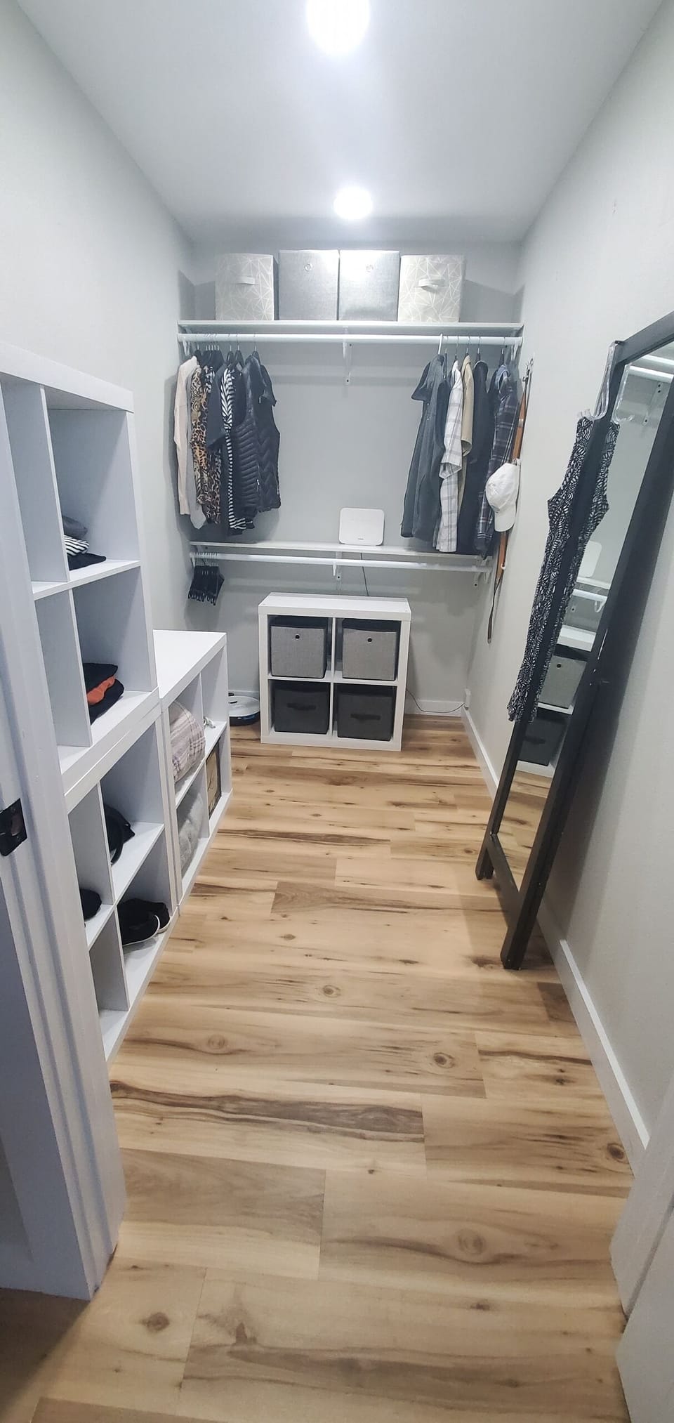 Master bedroom walk-in closet.